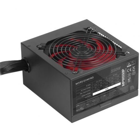 Fuente de Alimentación Mars Gaming MPIII550P/ 550W/ Ventilador 12cm Fuente de Alimentación Mars Gaming MPIII550P/ 550W/ Ventilador 12cm