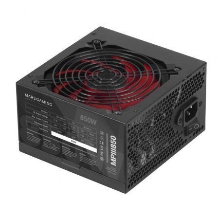 Fuente de Alimentación Mars Gaming MPIII850/ 850W/ Ventilador 12cm Fuente de Alimentación Mars Gaming MPIII850/ 850W/ Ventilador 12cm