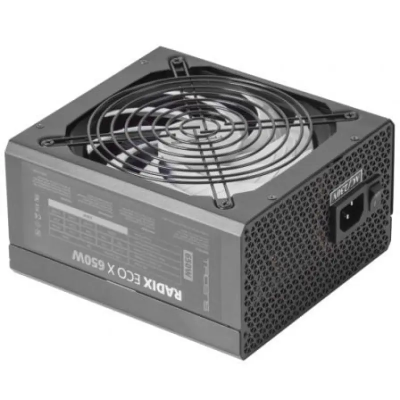 Fuente de Alimentación Tacens Radix Eco X 650/ 650W/ Ventilador 14cm Fuente de Alimentación Tacens Radix Eco X 650/ 650W/ Ventilador 14cm