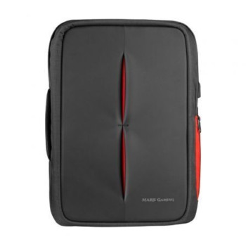 Mochila Mars Gaming MB2 para Portátil hasta 17.3'/ Puerto USB/ Antirrobo/ Impermeable/ Gris y Roja Mochila Mars Gaming MB2 para Portátil hasta 17.3'/ Puerto USB/ Antirrobo/ Impermeable/ Gris y Roja