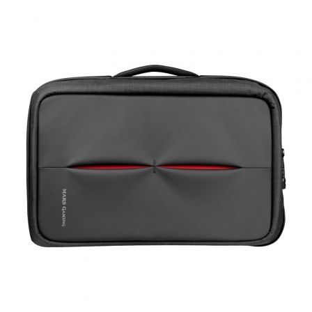 Mochila Mars Gaming MB2 para Portátil hasta 17.3'/ Puerto USB/ Antirrobo/ Impermeable/ Gris y Roja Mochila Mars Gaming MB2 para Portátil hasta 17.3'/ Puerto USB/ Antirrobo/ Impermeable/ Gris y Roja