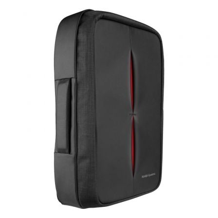 Mochila Mars Gaming MB2 para Portátil hasta 17.3'/ Puerto USB/ Antirrobo/ Impermeable/ Gris y Roja Mochila Mars Gaming MB2 para Portátil hasta 17.3'/ Puerto USB/ Antirrobo/ Impermeable/ Gris y Roja