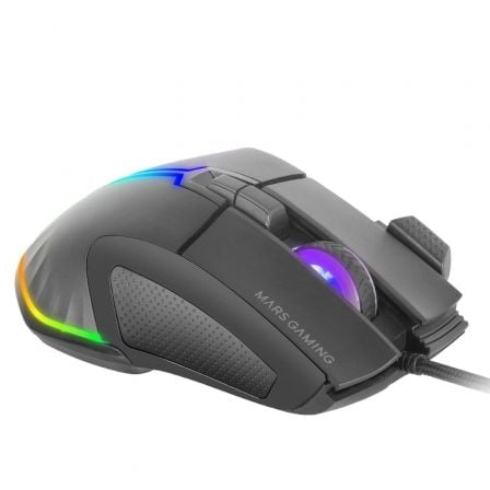 Ratón Gaming Mars Gaming MM-XT/ Hasta 12800DPI/ Negro Ratón Gaming Mars Gaming MM-XT/ Hasta 12800DPI/ Negro