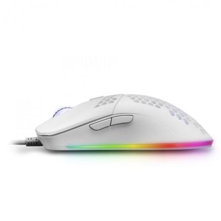 Ratón Gaming Mars Gaming MMAXW/ Hasta 12400DPI/ Blanco Ratón Gaming Mars Gaming MMAXW/ Hasta 12400DPI/ Blanco