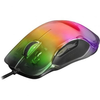 Ratón Gaming Mars Gaming MMGLOW/ Hasta 12800DPI/ Negro Ratón Gaming Mars Gaming MMGLOW/ Hasta 12800DPI/ Negro
