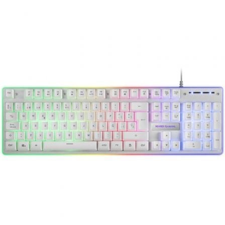 Pack Gaming Mars Gaming MCPX/ Teclado H-MECH + Ratón Óptico + Alfombrilla/ Blanco Pack Gaming Mars Gaming MCPX/ Teclado H-MECH + Ratón Óptico + Alfombrilla/ Blanco