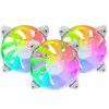 Pack 3 Ventiladores Invertidos Mars Gaming MF-3AR/ 12cm/ ARGB/ Blanco Pack 3 Ventiladores Invertidos Mars Gaming MF-3AR/ 12cm/ ARGB/ Blanco