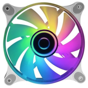 Ventilador Mars Gaming MF-3D/ 12cm/ ARGB/ Blanco Ventilador Mars Gaming MF-3D/ 12cm/ ARGB/ Blanco