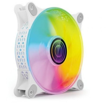 Ventilador Mars Gaming MF-3D/ 12cm/ ARGB/ Blanco Ventilador Mars Gaming MF-3D/ 12cm/ ARGB/ Blanco
