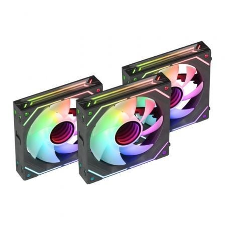 Pack 3 Ventiladores Mars Gaming MF-LINKFINITYKIT/ 12cm/ ARGB Pack 3 Ventiladores Mars Gaming MF-LINKFINITYKIT/ 12cm/ ARGB