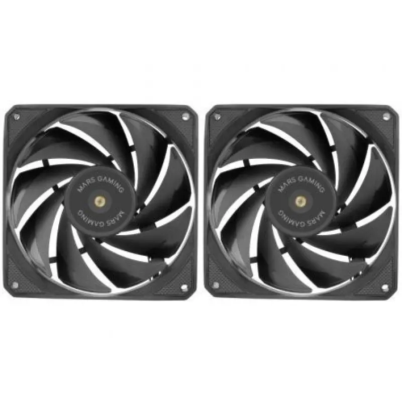 Pack 2 Ventiladores Mars Gaming MF-NCLX2/ 12cm Pack 2 Ventiladores Mars Gaming MF-NCLX2/ 12cm