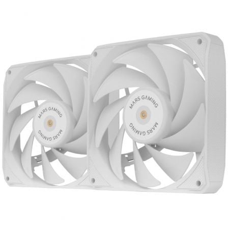 Pack 2 Ventiladores Mars Gaming MF-NCLX2/ 12cm Pack 2 Ventiladores Mars Gaming MF-NCLX2/ 12cm