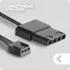 Pack 2 Ventiladores Mars Gaming MF-PROX2/ 12cm Pack 2 Ventiladores Mars Gaming MF-PROX2/ 12cm
