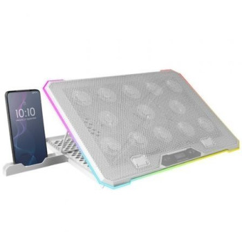 Soporte Refrigerante Mars Gaming MNBC13 para Portátiles hasta 17'/ Iluminación LED Soporte Refrigerante Mars Gaming MNBC13 para Portátiles hasta 17'/ Iluminación LED