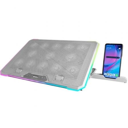 Soporte Refrigerante Mars Gaming MNBC13 para Portátiles hasta 17'/ Iluminación LED Soporte Refrigerante Mars Gaming MNBC13 para Portátiles hasta 17'/ Iluminación LED
