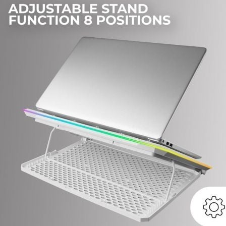 Soporte Refrigerante Mars Gaming MNBC13 para Portátiles hasta 17'/ Iluminación LED Soporte Refrigerante Mars Gaming MNBC13 para Portátiles hasta 17'/ Iluminación LED