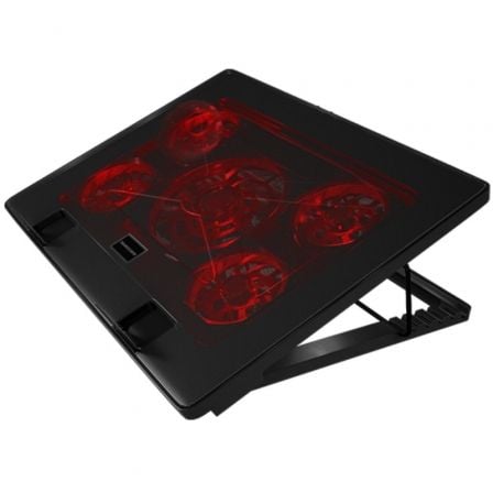 Soporte Refrigerante Mars Gaming MNBC2 para Portátiles hasta 17.3'/ Iluminación LED Soporte Refrigerante Mars Gaming MNBC2 para Portátiles hasta 17.3'/ Iluminación LED