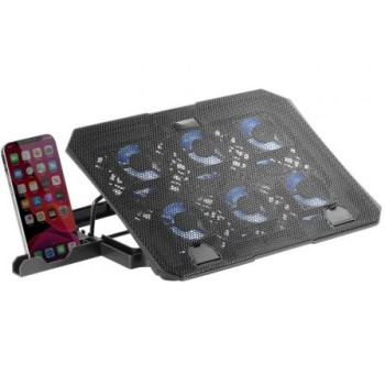 Soporte Refrigerante Mars Gaming MNBC23 para Portátiles hasta 16'/ Iluminación LED Soporte Refrigerante Mars Gaming MNBC23 para Portátiles hasta 16'/ Iluminación LED