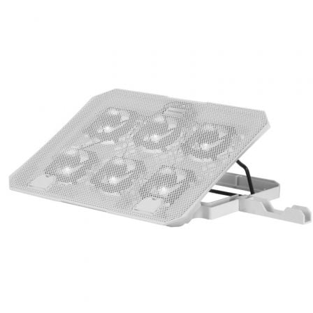 Soporte Refrigerante Mars Gaming MNBC23 para Portátiles hasta 16'/ Iluminación LED Soporte Refrigerante Mars Gaming MNBC23 para Portátiles hasta 16'/ Iluminación LED