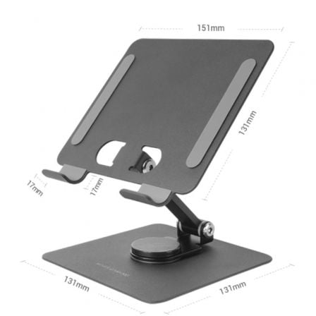 Soporte para Tablets/Convertibles Mars Gaming MA-RST/ hasta 13'/ Negro Soporte para Tablets/Convertibles Mars Gaming MA-RST/ hasta 13'/ Negro