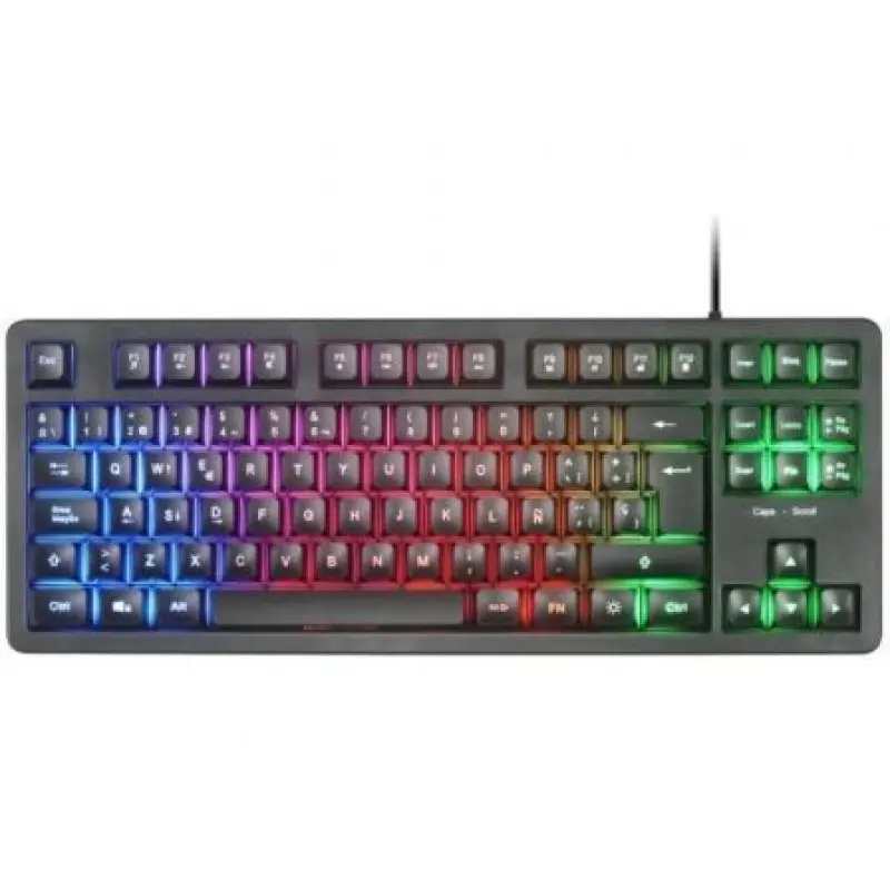 Teclado Gaming SemiMecánico Mars Gaming MK023/ Negro Teclado Gaming SemiMecánico Mars Gaming MK023/ Negro