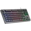 Teclado Gaming SemiMecánico Mars Gaming MK023/ Negro Teclado Gaming SemiMecánico Mars Gaming MK023/ Negro