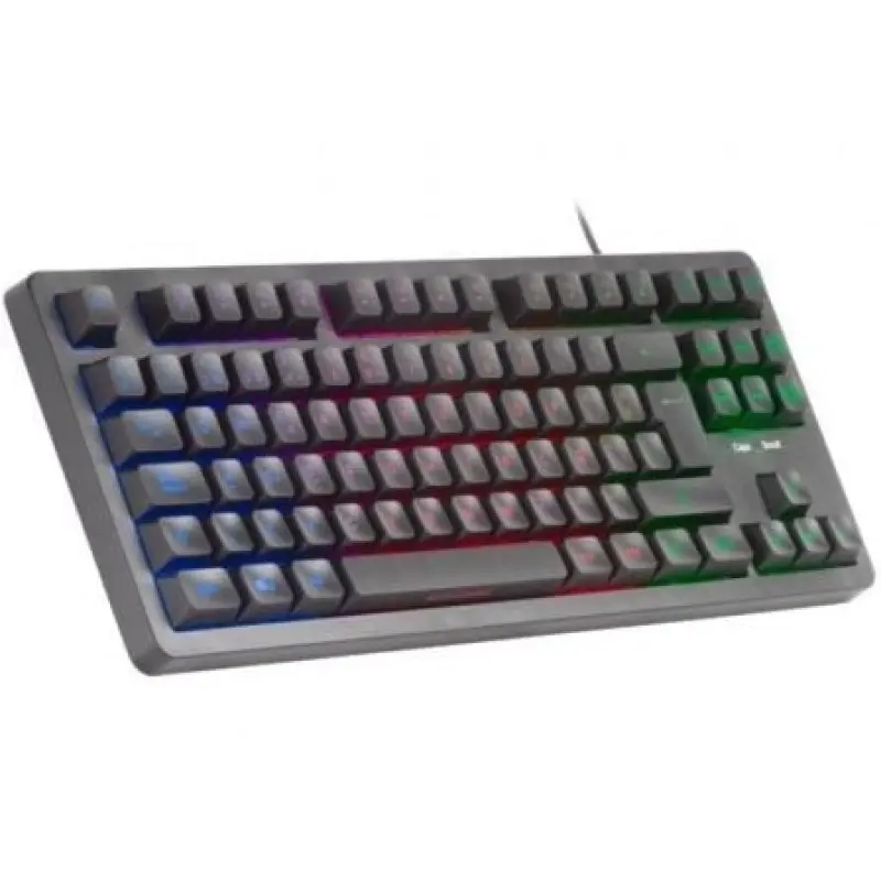 Teclado Gaming SemiMecánico Mars Gaming MK023/ Negro Teclado Gaming SemiMecánico Mars Gaming MK023/ Negro