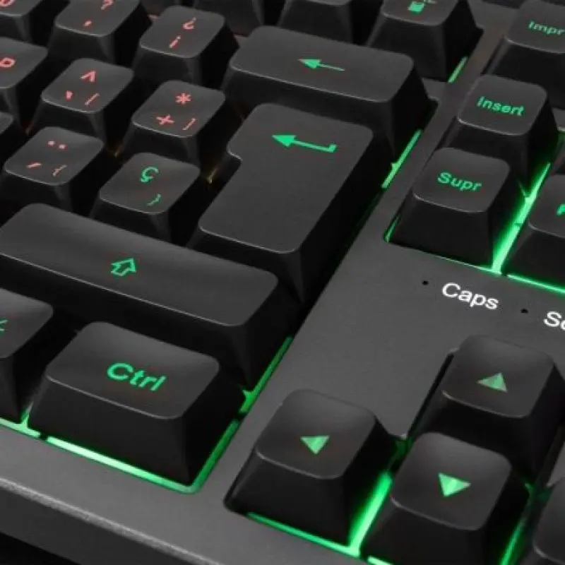 Teclado Gaming SemiMecánico Mars Gaming MK023/ Negro Teclado Gaming SemiMecánico Mars Gaming MK023/ Negro