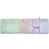 Teclado Gaming SemiMecánico Mars Gaming MK220ES/ Blanco Teclado Gaming SemiMecánico Mars Gaming MK220ES/ Blanco