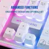 Teclado Gaming SemiMecánico Mars Gaming MK220ES/ Blanco Teclado Gaming SemiMecánico Mars Gaming MK220ES/ Blanco