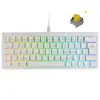 Teclado Gaming Mecánico Mars Gaming MKMINIPRO/ Switch Amarillo/ Blanco Teclado Gaming Mecánico Mars Gaming MKMINIPRO/ Switch Amarillo/ Blanco