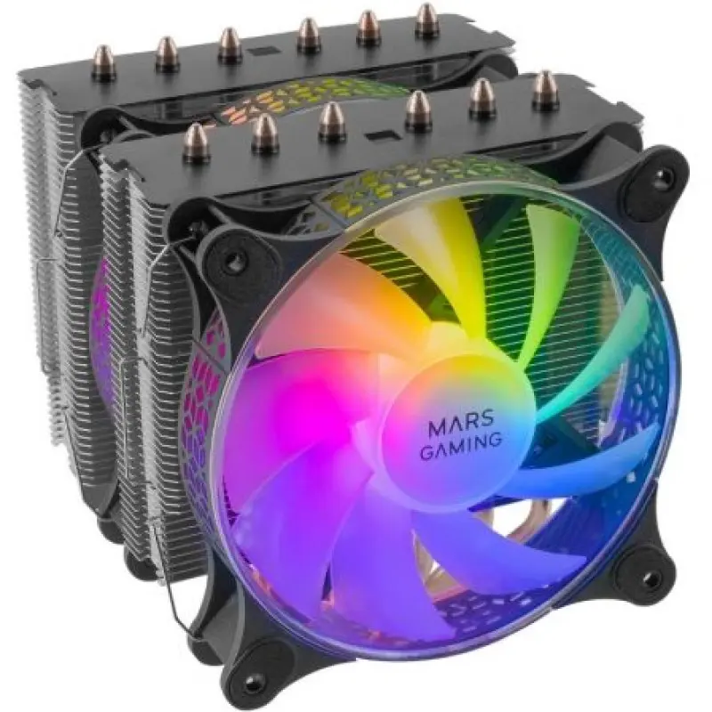 Ventilador con Disipador Mars Gaming MCPU-XT/ 12cm Ventilador con Disipador Mars Gaming MCPU-XT/ 12cm