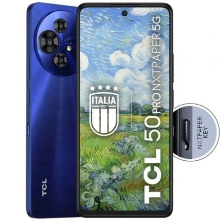 Smartphone TCL 50 PRO NXTPAPER 8GB/ 512GB/ 6.8'/ 5G/ Azul Medianoche Smartphone TCL 50 PRO NXTPAPER 8GB/ 512GB/ 6.8'/ 5G/ Azul Medianoche