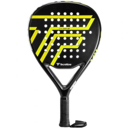 Pala de Pádel Tecnifibre Wall Breaker 360/ Amarilla y Negra Pala de Pádel Tecnifibre Wall Breaker 360/ Amarilla y Negra