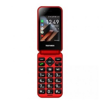 Teléfono Móvil Telefunken S740 para Personas Mayores/ Rojo Teléfono Móvil Telefunken S740 para Personas Mayores/ Rojo