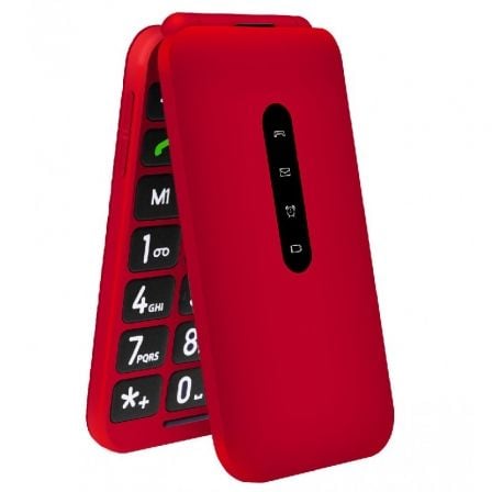 Teléfono Móvil Telefunken S740 para Personas Mayores/ Rojo Teléfono Móvil Telefunken S740 para Personas Mayores/ Rojo
