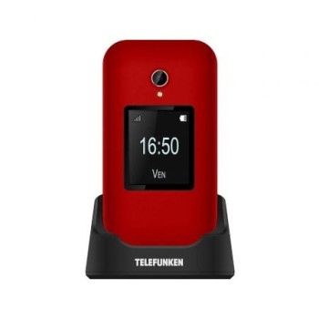 Teléfono Móvil Telefunken S460 para Personas Mayores/ Rojo Teléfono Móvil Telefunken S460 para Personas Mayores/ Rojo