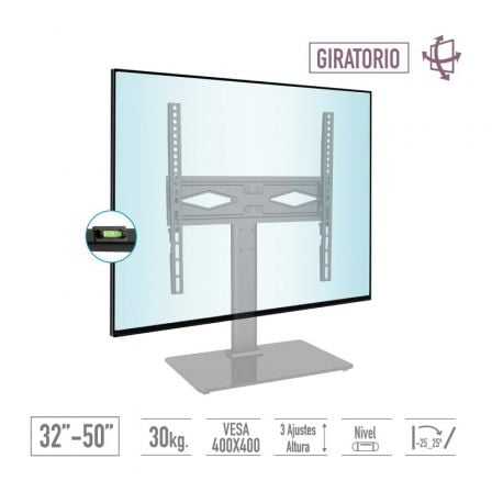 Soporte de Mesa TM Electrón TMSLC419 para TV de 32-50'/ hasta 30kg Soporte de Mesa TM Electrón TMSLC419 para TV de 32-50'/ hasta 30kg