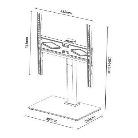Soporte de Mesa TM Electrón TMSLC419 para TV de 32-50'/ hasta 30kg Soporte de Mesa TM Electrón TMSLC419 para TV de 32-50'/ hasta 30kg