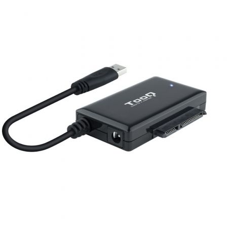 Adaptador para Discos Duros 2.5'/3.5' Tooq TQHDA-01A/ USB 3.0 Macho - SATA Adaptador para Discos Duros 2.5'/3.5' Tooq TQHDA-01A/ USB 3.0 Macho - SATA