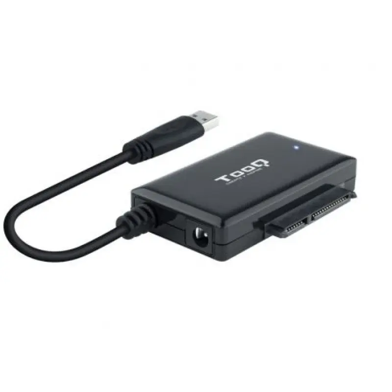 Adaptador para Discos Duros 2.5'/3.5' Tooq TQHDA-01A/ USB 3.0 Macho - SATA Adaptador para Discos Duros 2.5'/3.5' Tooq TQHDA-01A/ USB 3.0 Macho - SATA