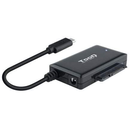 Adaptador para Discos Duros 2.5'/3.5' TooQ TQHDA-02C/ USB Tipo-C Macho - SATA Adaptador para Discos Duros 2.5'/3.5' TooQ TQHDA-02C/ USB Tipo-C Macho - SATA