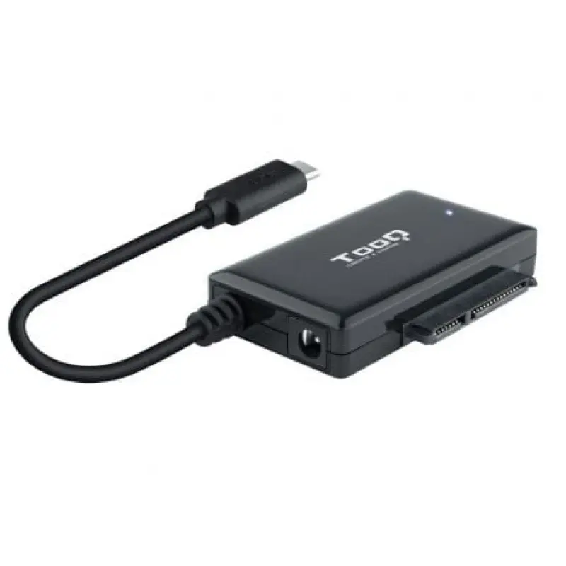 Adaptador para Discos Duros 2.5'/3.5' TooQ TQHDA-02C/ USB Tipo-C Macho - SATA Adaptador para Discos Duros 2.5'/3.5' TooQ TQHDA-02C/ USB Tipo-C Macho - SATA