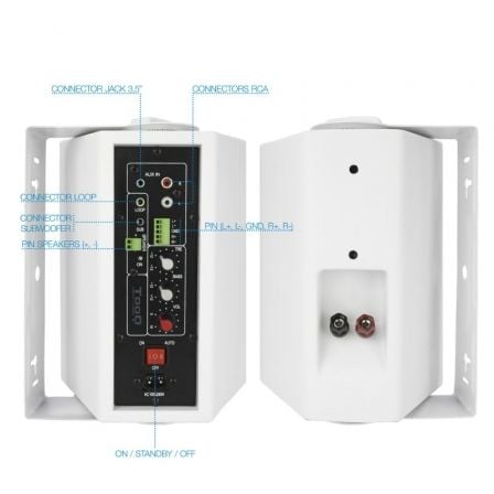 Altavoces Autoamplificados TooQ TQOWS-01W/ 60W/ 2.0/ Blancos Altavoces Autoamplificados TooQ TQOWS-01W/ 60W/ 2.0/ Blancos
