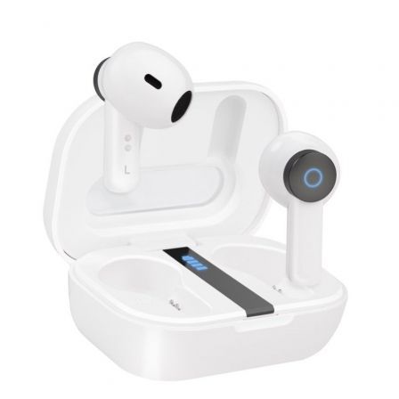 Auriculares Bluetooth TooQ Bender TQBWH-0031W con estuche de carga/ Autonomía 4h/ Blancos Auriculares Bluetooth TooQ Bender TQBWH-0031W con estuche de carga/ Autonomía 4h/ Blancos
