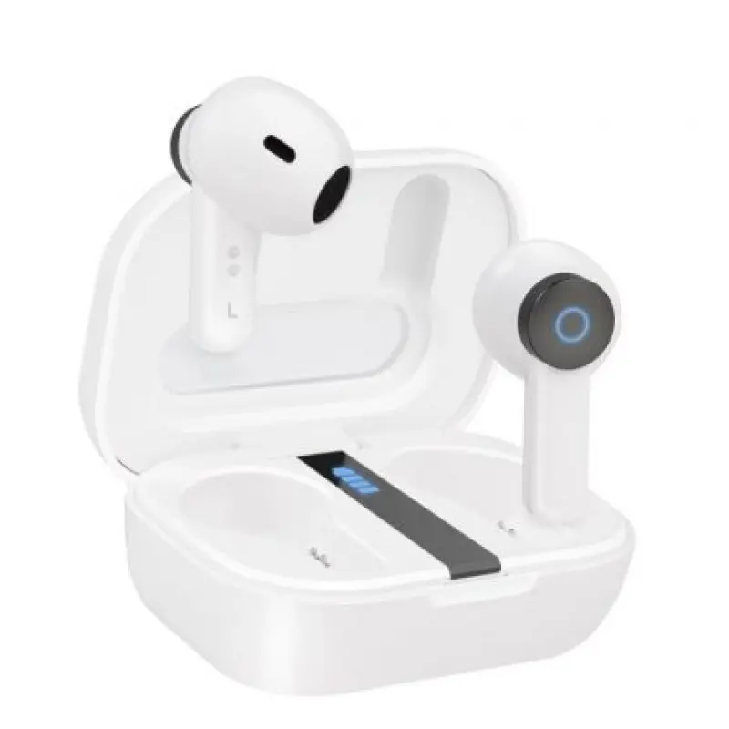 Auriculares Bluetooth TooQ Bender TQBWH-0031W con estuche de carga/ Autonomía 4h/ Blancos Auriculares Bluetooth TooQ Bender TQBWH-0031W con estuche de carga/ Autonomía 4h/ Blancos