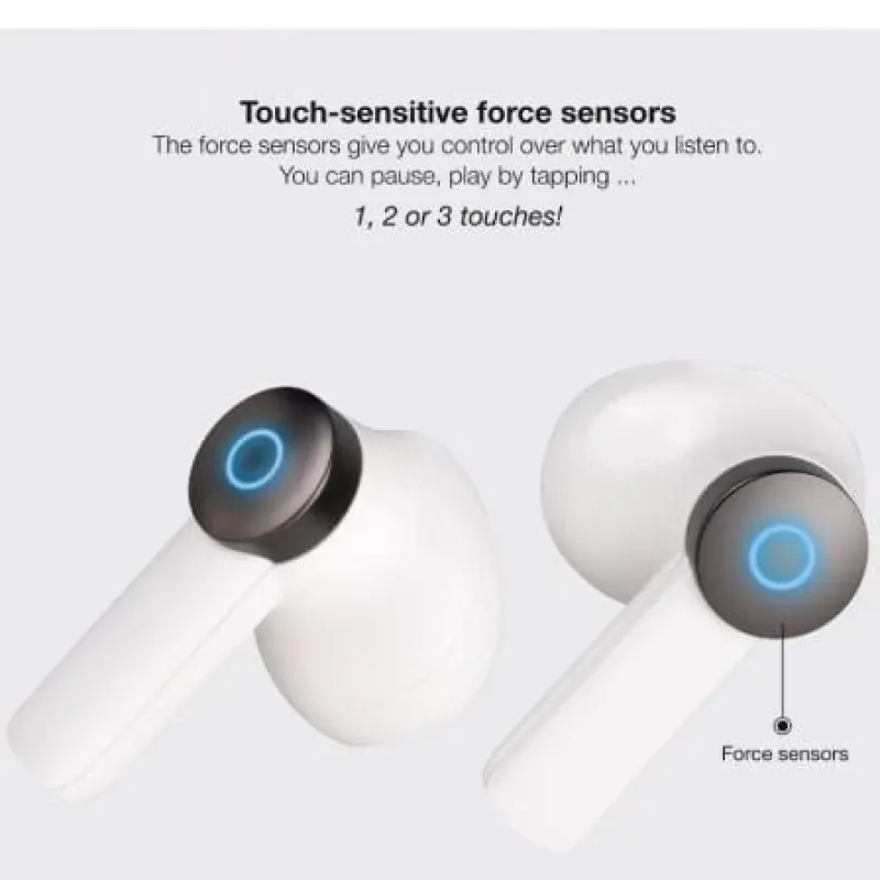Auriculares Bluetooth TooQ Bender TQBWH-0031W con estuche de carga/ Autonomía 4h/ Blancos Auriculares Bluetooth TooQ Bender TQBWH-0031W con estuche de carga/ Autonomía 4h/ Blancos