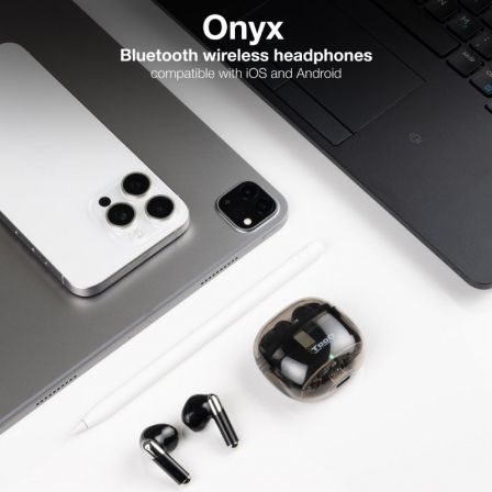 Auriculares Bluetooth TooQ Onyx TQBWH-0054B con estuche de carga/ Autonomía 4h/ Negros Auriculares Bluetooth TooQ Onyx TQBWH-0054B con estuche de carga/ Autonomía 4h/ Negros