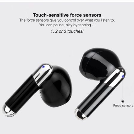 Auriculares Bluetooth TooQ Onyx TQBWH-0054B con estuche de carga/ Autonomía 4h/ Negros Auriculares Bluetooth TooQ Onyx TQBWH-0054B con estuche de carga/ Autonomía 4h/ Negros