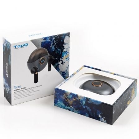 Auriculares Bluetooth TooQ Snail TQBWH-0060G con estuche de carga/ Autonomía 4h/ Grises y Negros Auriculares Bluetooth TooQ Snail TQBWH-0060G con estuche de carga/ Autonomía 4h/ Grises y Negros